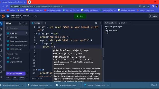 How to check data type in python . Use of data type with project