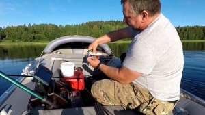 Маленькая рыбалка на о Янисъярви