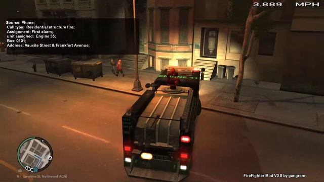 gta IV: LCFD #1 - firefighter-ems mod first look/tutorial. смотреть онлайн