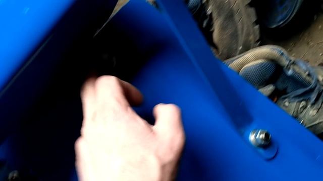 Сборка активной почвофрезы тяжелого дизельного мотоблока