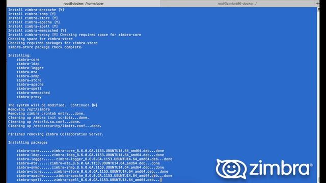 Desplegar Zimbra Collaboration 8.6 usando docker смотреть онлайн