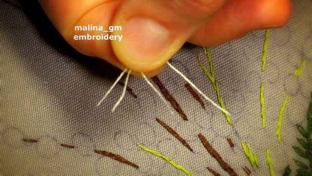 Flower embroidery : Spring bouquet | Цветочная вышивка:Весенний букет