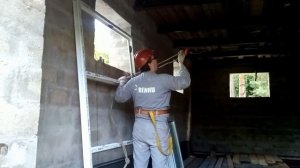 Подьём окон с помощью лебедки