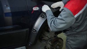 Установка расширителей на колесные арки Mitsubishi Pajero Sport 2 Русская Артель