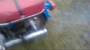 Первая покатушки на перебранном восходе Красно - Синий восход 3м