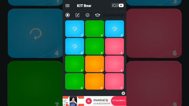 Как сделать ИЗИ РЕП В ПРЕЛОЖЕНИИ 《super pads》 смотреть онлайн