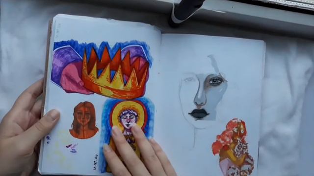 Обзор на скетчбук, который очень долго жил. смотреть онлайн