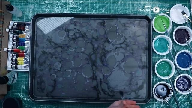 A Wizard's Guide To Paper Marbling For Bookbinding, Crafting, And Scrapbooking