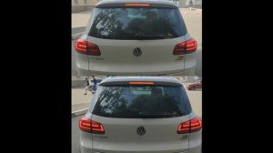 Активация LED стоп-сигналов в крышке багажника Volkswagen Tiguan