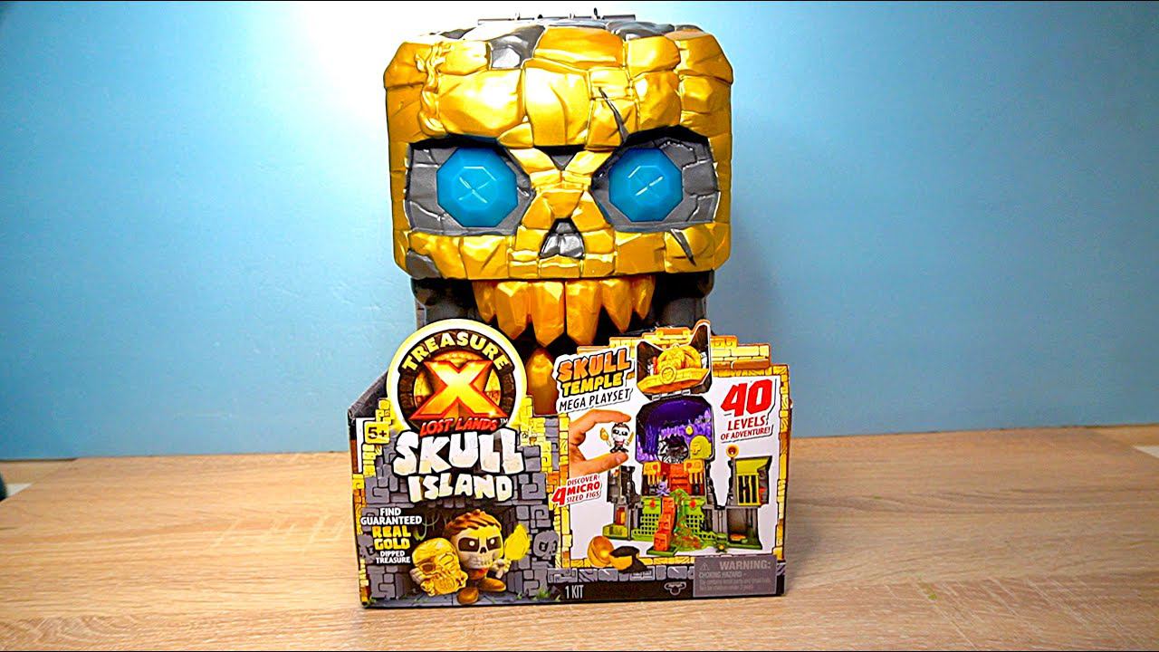 Treasure X Lost Lands Skull Island Temple мега игровой набор Храм черепа Трежер Икс смотреть онлайн