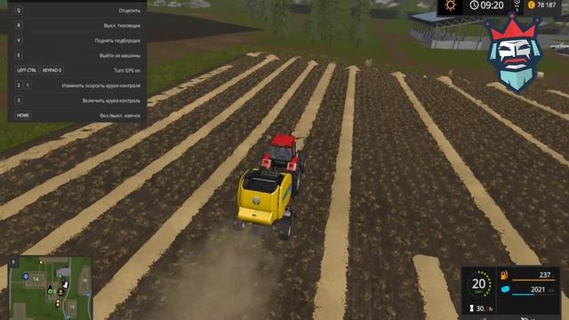 Farming Simulator 17. Как Петрович из сена деньги делает? смотреть онлайн
