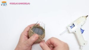 ТАКОГО ВЫ ЕЩЕ НЕ ДЕЛАЛИ СВОИМИ РУКАМИ!  Мини ваза ИЗ ДЖУТА ДЛЯ НАЧИНАЮЩИХ