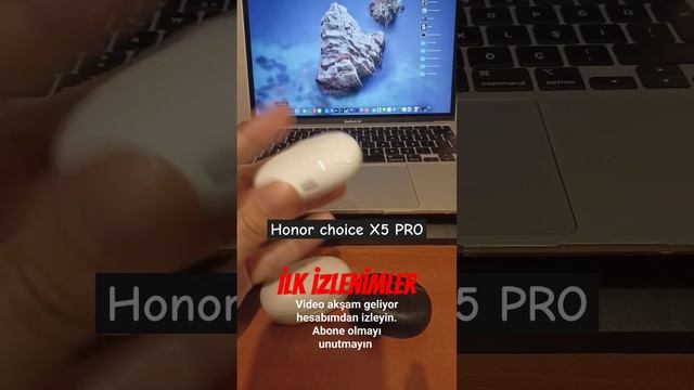 honor choice x5 pro ilk izlenimler. video akşama yayında. #honor #earphone #twsearbuds #choicex5pro