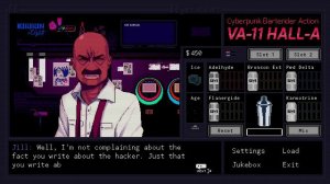 КИБЕРПАНКОВАЯ ЛАМПОВОСТЬ - Va-11 Hall-a обзор