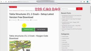 How to download Tekla structures 21.1