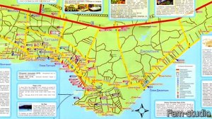 Районы Паттайи, карта, пляжи