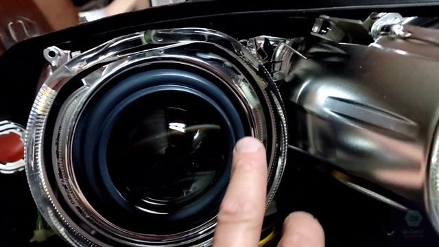 BMW X5 E70 замена колец + BI LED смотреть онлайн