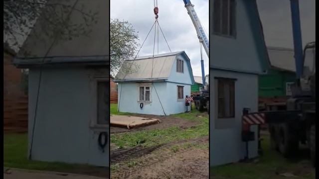 Перенос каркасного дома 5×5 метров