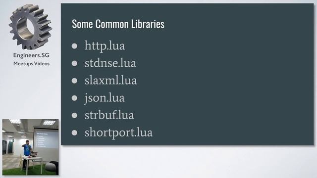Lua for Python developers - Singapore Python User Group