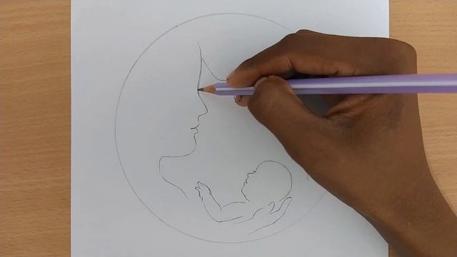 Easy way to draw family in circle - creative drawing ||Gali Gali Art || смотреть онлайн