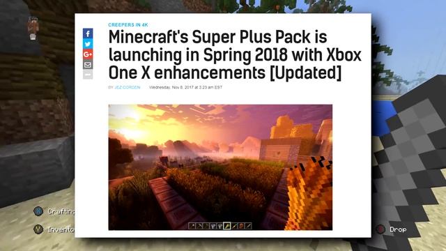 SUPER DUPER GRAPHICS PACK DELAYED EVEN MORE??? - Minecraft Bedrock Super Duper Graphics News! смотреть онлайн