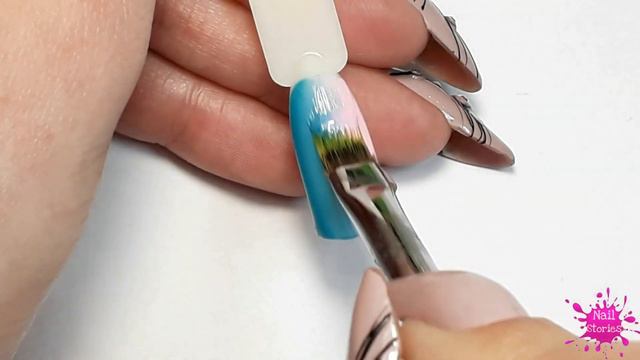 Маникюр / Простой и быстрый градиент 💜