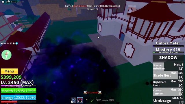 The BEST Shadow Combo is INSANE!!! | Blox Fruits Bounty Hunt! смотреть онлайн