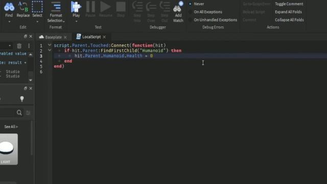 How to make a Kill Brick on Roblox Studio! *easy* FREE SCRIPTS! смотреть онлайн