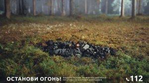 Как правильно тушить костер Правило трех «П». Информационная кампания «Останови огонь»