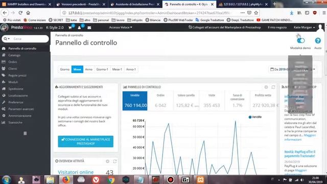come installare PRESTASHOP con XAMPP смотреть онлайн
