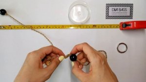 Двойная кисть для вязаной сумки из джута | Декор вязаной сумки