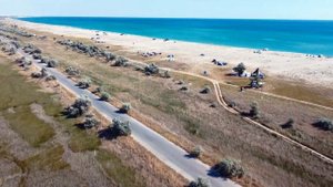 Крым 2020. ЛУЧШИЙ ПЛЯЖ, ЛУЧШЕЕ МОРЕ В КРЫМУ. Коса Беляус