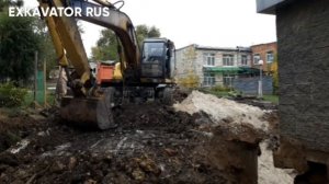 СЕНСЛИ ТРУБУ БУКСИРУЯ ЭКСКАВАТОР ТВЭКС ЕК 18