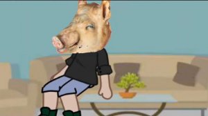 страшилка "леди свинья" гача