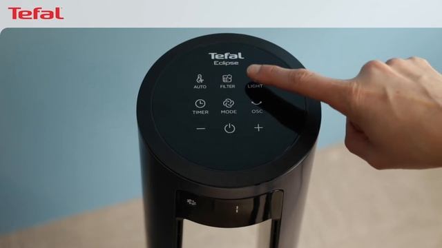 Как использовать панель управления? | Очиститель воздуха и вентилятор 2 в 1 Eclipse от Tefal смотреть онлайн
