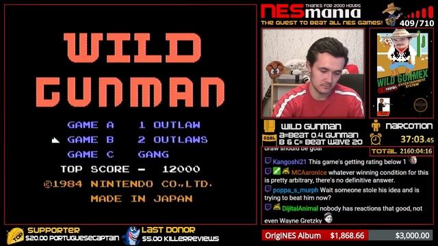 410714 Wild Gunman - NESMania
