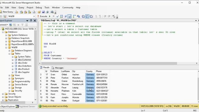 Declare @variable to a select statement in SQL смотреть онлайн