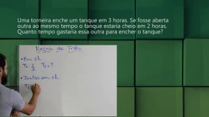 Regra de Três - Problemas com Torneiras 2