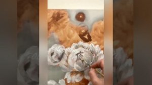 Картина маслом, фламандская техника живописи в современный интерьер, диптих «Мёртвый слой» Часть 1.