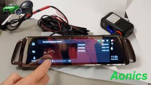 Зеркало Видеорегистратор для авто Android,10", GPS,3G, Wi-Fi, камера заднего вида CAR DVR ANSTAR 5
