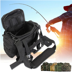 Сумка для рыболовных снастей, водонепроницаемая поясная сумка на плечо