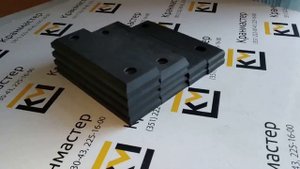 Комплект плит скольжения, ползуны стрелы автокрана Челябинец КС-55730 | Кран-Мастер