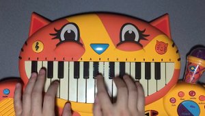 OMFG HELLO BUT IT'S PLAYED ON A CAT PIANO