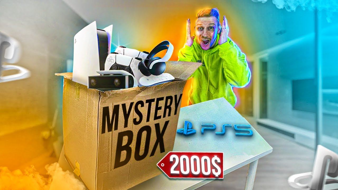 Мистери бокс с техникой. Mystery Box PLAYSTATION 5. Превью для видео Мистери бокс. Mister Box reai z.