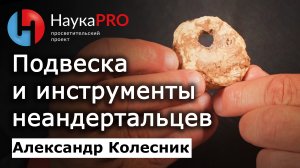 Подвеска и инструменты неандертальцев из стоянки «Рожок» в Ростовской области  – Александр Колесник