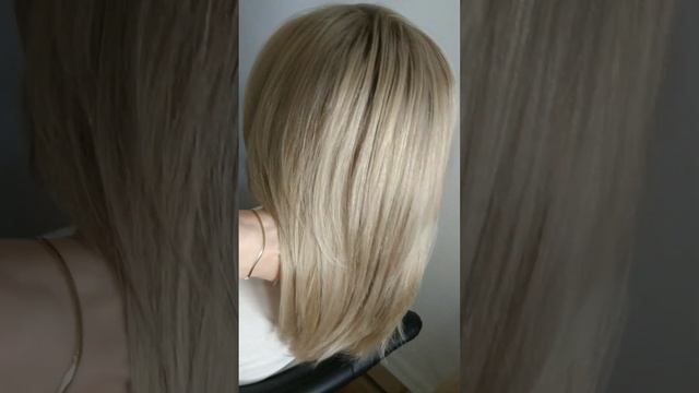 Модное окрашивание волос 2023 Димаут или затемнение корней у блондинок. смотреть онлайн