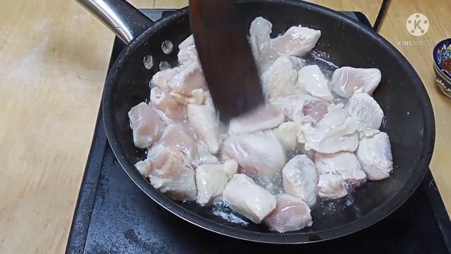 Острая курица по-китайски рецепт/Куриные филе на сковороде/@sayyoraoshxonasi5646