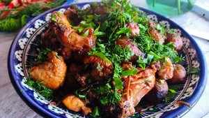 Казан-кебаб из курицы.Вкусный рецепт в казане на костре.#ПоварОтБога