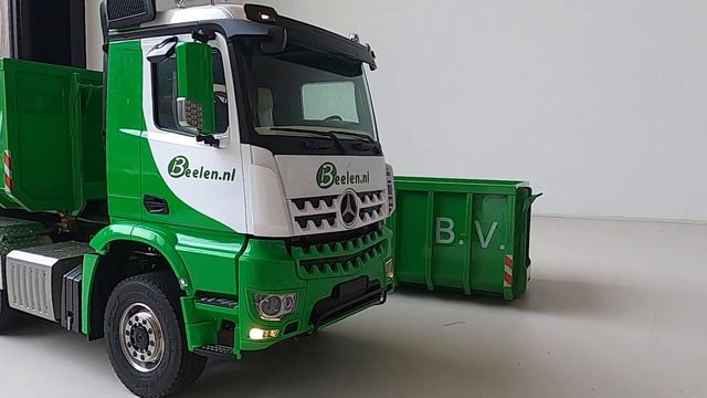 Lxyrc Arocs hydraulic hook lift RC 1/14 scale tamiya смотреть онлайн