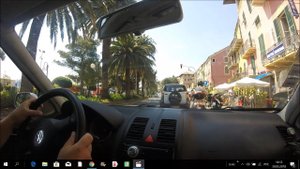 Генуя из окна авто- Новые приключения нищебродов. Начало пути,, дорога SS1. И наша комната.